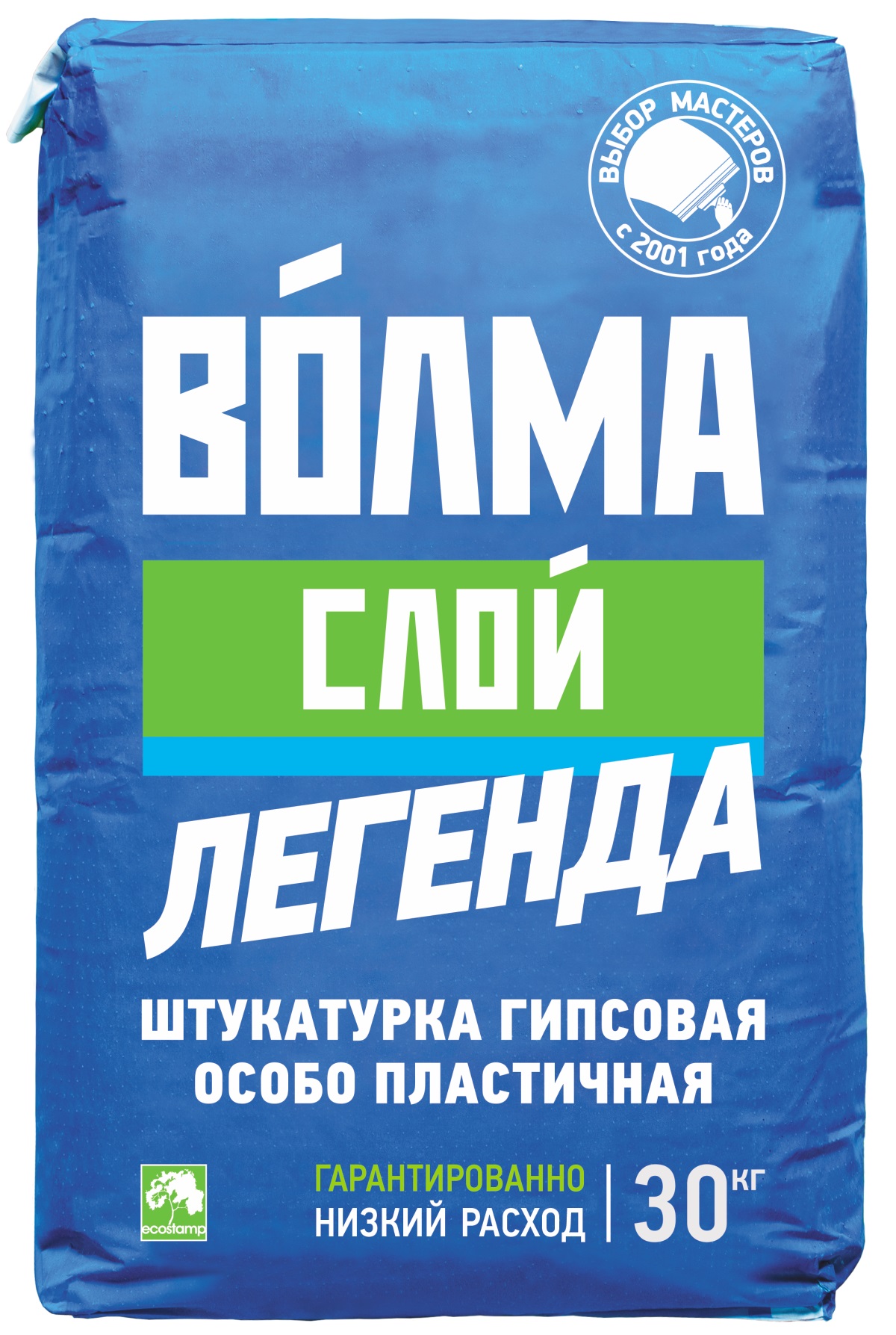 Штукатурка гипсовая ВОЛМА Слой 30 кг — цена в Туймазах, купить в  интернет-магазине, характеристики и отзывы, фото